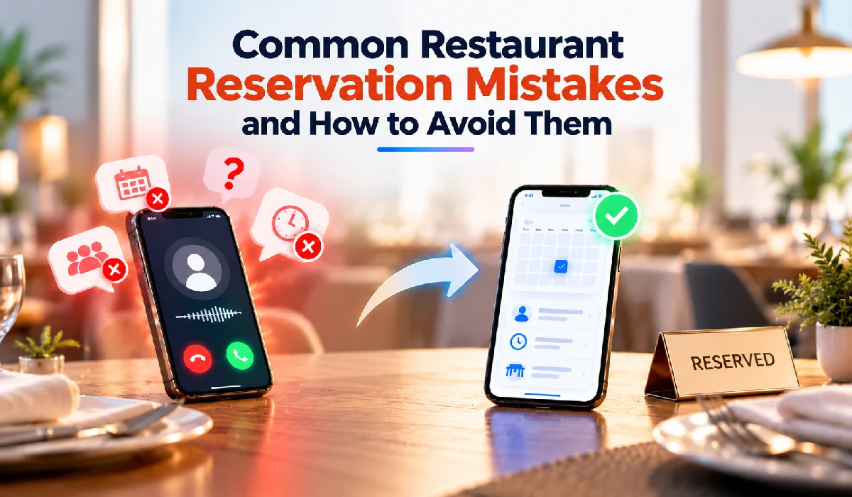 Common Restaurant Reservation Mistakes and How to Avoid Them